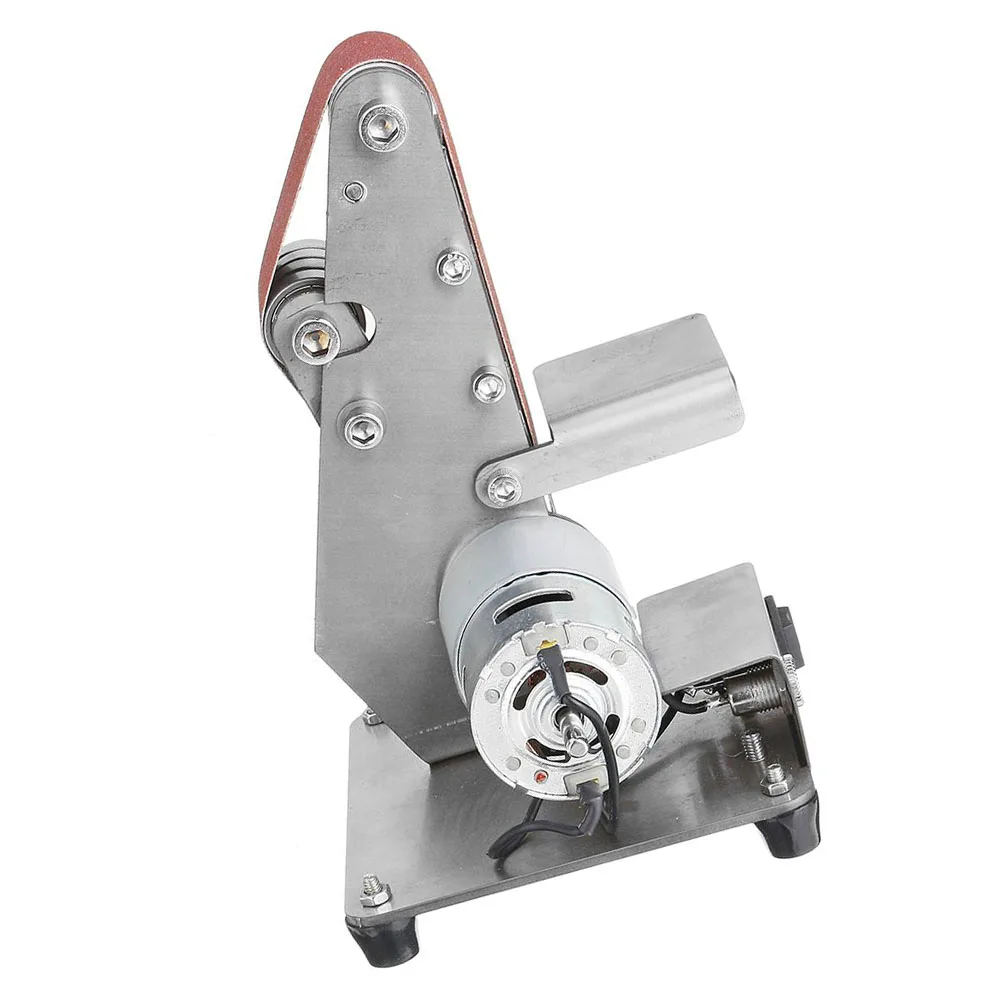 

Mini Grinder Electric Belt Sander Polishing Machine Cutter Edges Sharpener
