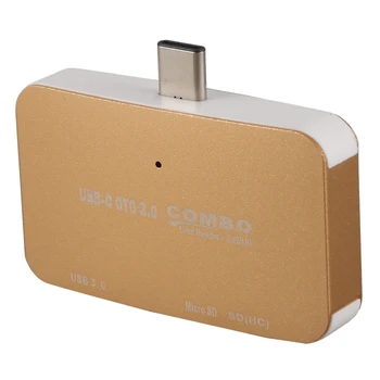 

Multifunction USB Type-C Hub USB-C to USB3.0 with SD/TF Card Reader Type C Splitter Adapter for PC Laptop Accessories