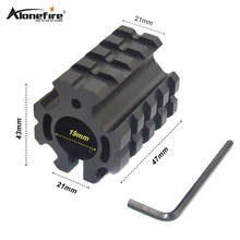 ALONEFIRE M61 19 мм кольцо газовый блок 21 мм рельсовая база ласточкин хвост ткач страйкбол винтовка фонарь для дробовика лазерный прицел Пикатинни крепления