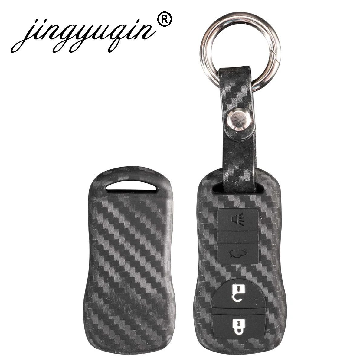 Jingyuqin силиконовые дистанционный ключ чехол для Nissan Infiniti Xterra Frontier Muranon PATHFINDER TITAN Fob