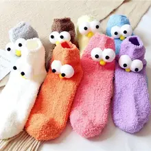 IVYYE цветные плюшевые модные теплые носки с принтом «Улица Сезам» Повседневные носки Лидер продаж, зимние хлопковые носки с рисунком для женщин и девочек