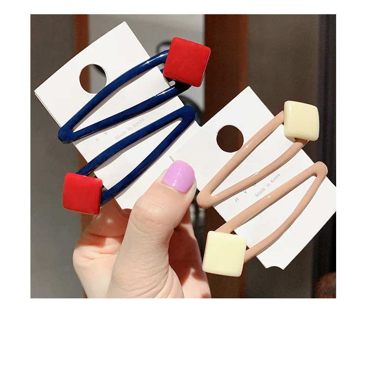 60 компл./лот, 2 шт./компл., DIY, мульти-сплав, задняя головка, заколка для волос BB, простые квадратные заколки для волос, инструменты для укладки волос, аксессуары для волос HA1246