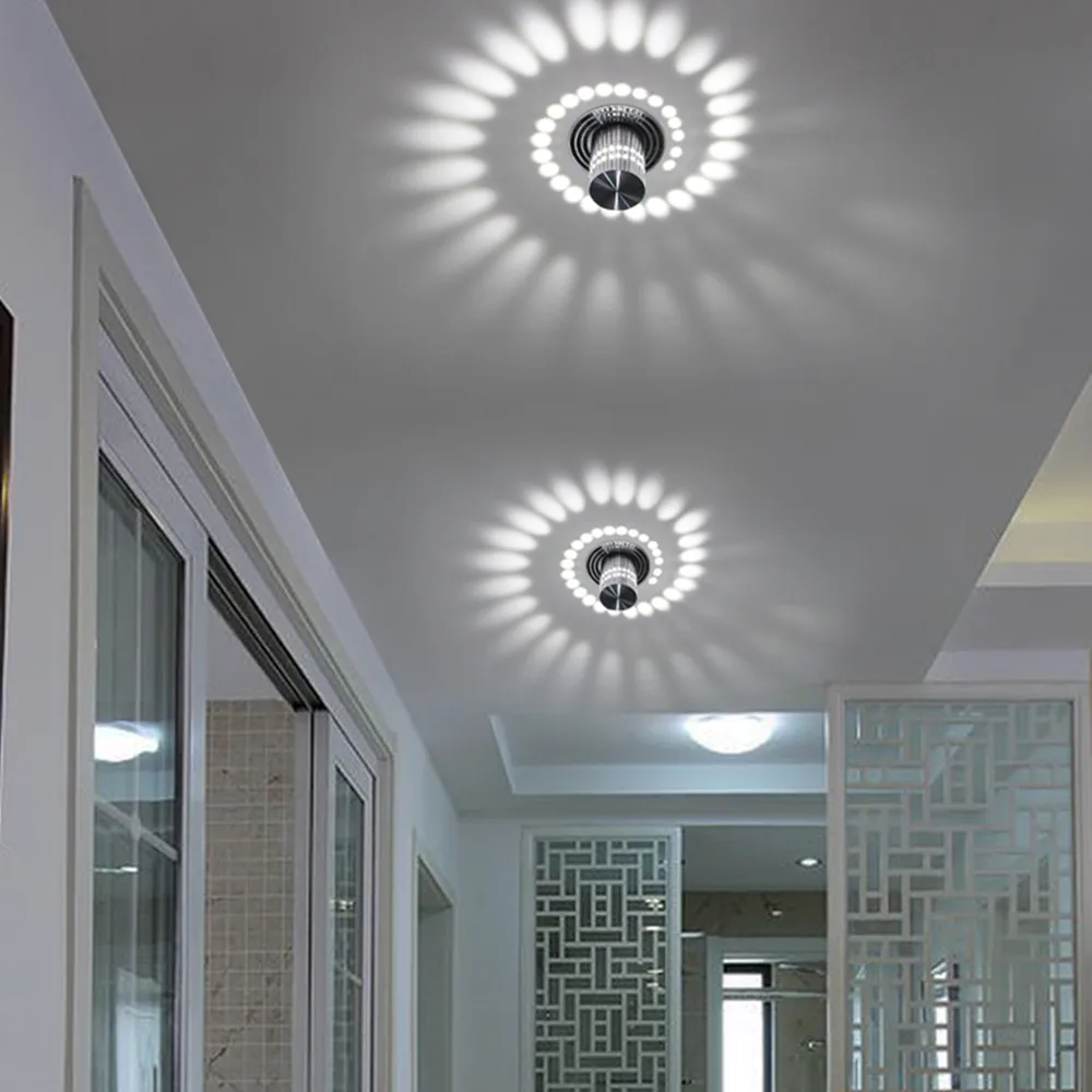 Surface Mounted Led Downlight Spiral Colorful Ceiling Light Wall Light 3W for Living Room Corridor KTV Bar led downlight recessed ceiling spotlight ceiling lamps