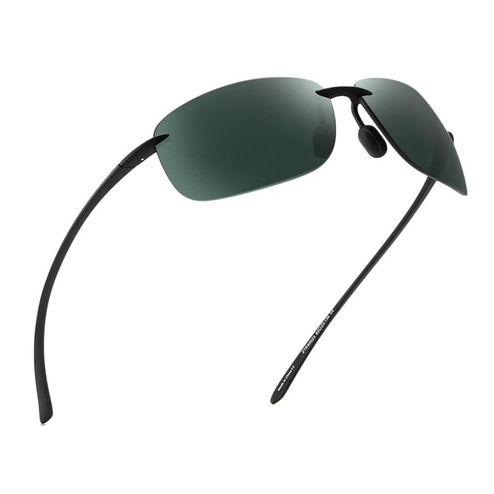 JIM Ultralight Sport Sunglasses for Men Women TR90 Rimless Frame for Running Fishing Cycling Driving_voghion.com