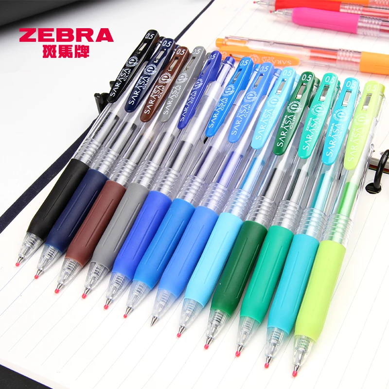 Упаковка из 20 разных Цвет s Pen Япония Zebra SARASA JJ15 сок гелевые ручки с зажимом маркер