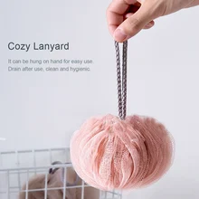 1 шт. мочалка из люфы шариковая сетчатая губка молочный Душ аксессуары для ванной комнаты PE банный цветок супер мягкий