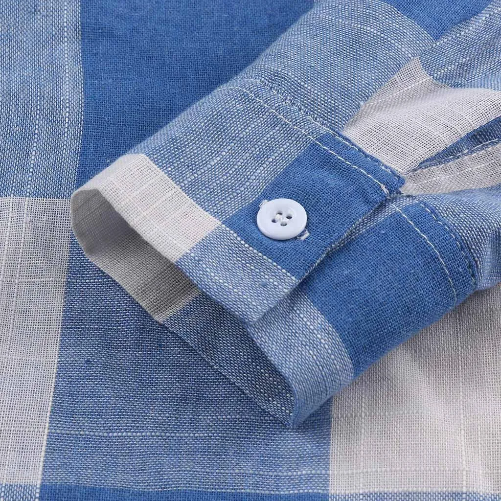 Повседневные мужские рубашки camisa, новые осенние рубашки в клетку с принтом, свободные рубашки с длинным рукавом на пуговицах, мужские рубашки в деловом стиле, Рубашки, Топы camisa