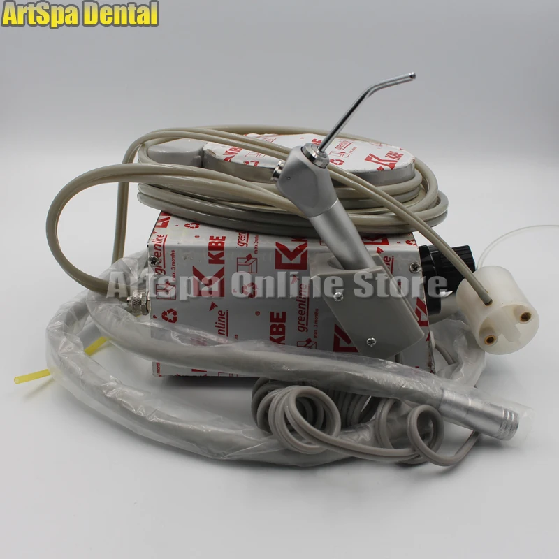 good quality Dental Lab Aluminum alloy Portable one Turbine Unit Air Compressor 3 way straw for den