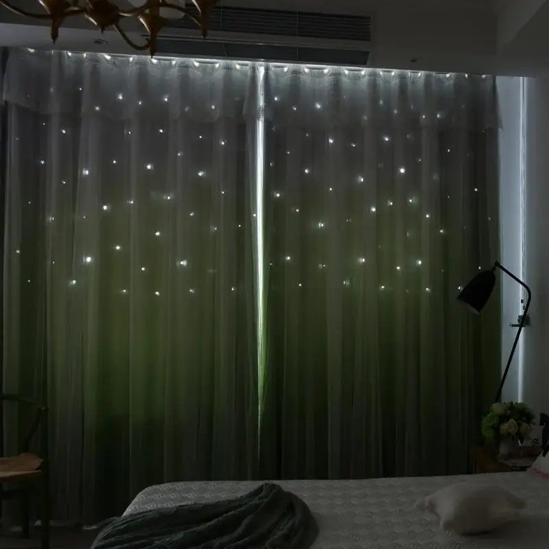 Кухонные шторы для спальни Quarto Rideau De Luxo Para Sala, роскошные шторы для гостиной