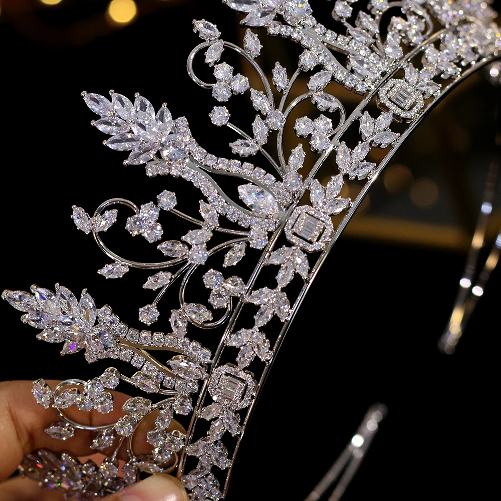 Bridal Hair Accessories Crown Wedding Party Hair Accessories Tiaras Princess Birthday Crown Wedding Dress Accessories