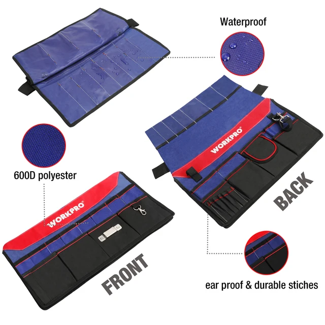 Organizer Per Secchio Da 5 Galloni HODRANT - Con Tasche, Ganci E Fibbie | Per Autolavaggio, Pulizie E Giardinaggio - Foto 6