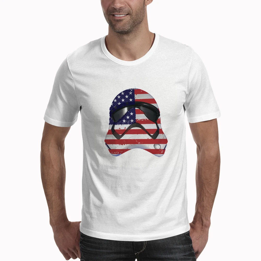 Мужская и Женская Повседневная белая брендовая одежда Звездные войны уличная модная футболка футболки с буквенным принтом Camisetas - Цвет: M19bk311