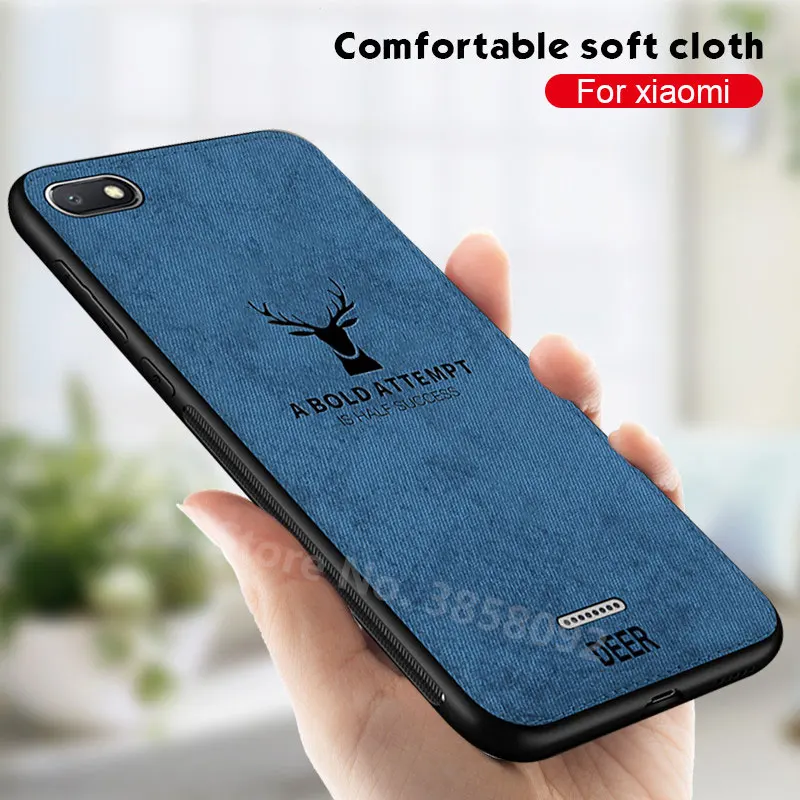 Противоударный тонкий олень ткань чехол для Xiaomi mi 9 9SE 8 A2 Lite 5X A1 Pocophone F1 Red mi 7 Note iPhone 7 6 Plus 5 iPad Pro 4 4X 5A 5Plus 6A крышка
