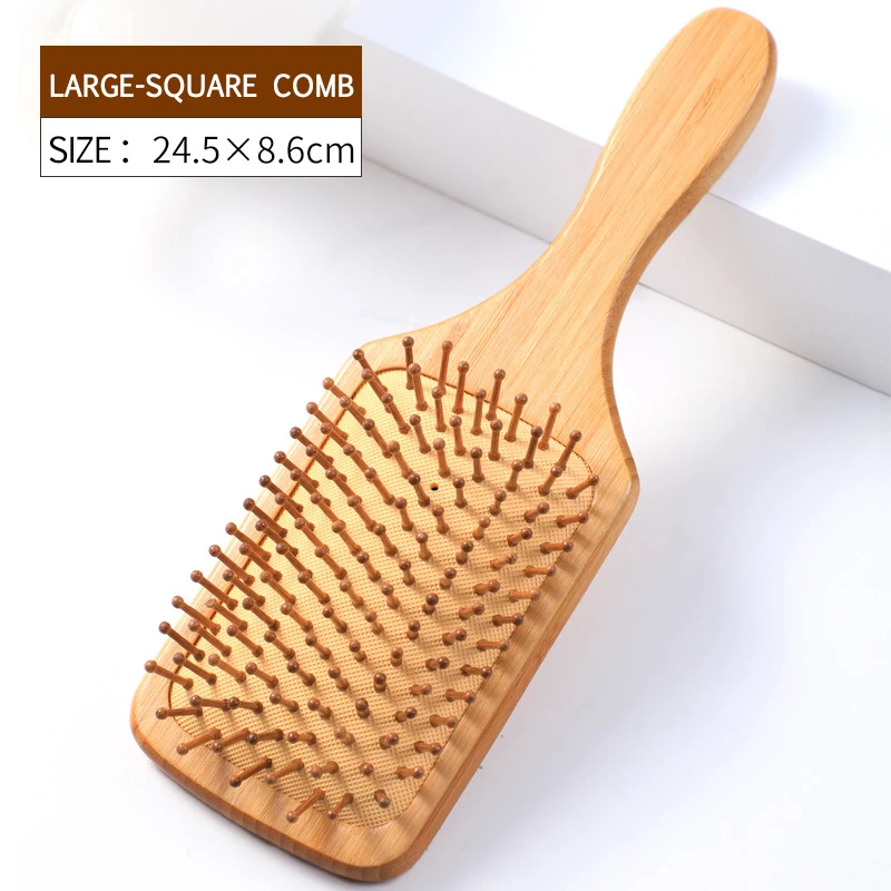 1Pc Hairdressing Air Cushion Comb Airbag Comb Health Care Massage Comb Straight Hair Comb Bamboo Comb