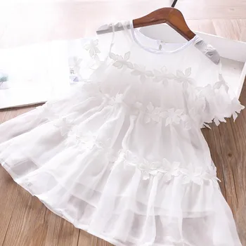 

2020 Summer Girls Stereo Petal Dress Childrenswear Wholesale