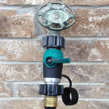 

3/4 Thread Hose Splitters Adapter Water Hose Connector Irrigation Accessories Valve Controls Water Volume and Switch 55X40X91mm