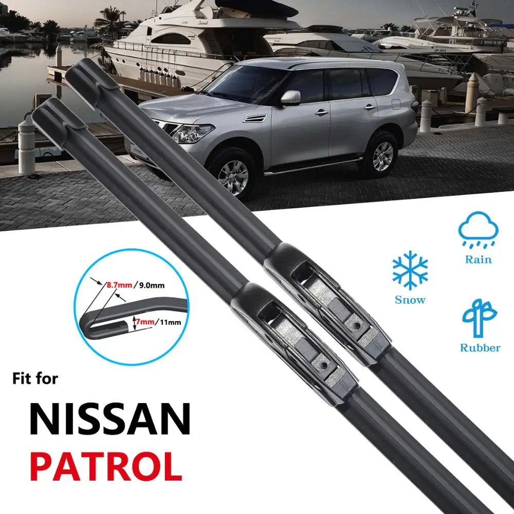 Для Nissan Patrol Y60 GR Y61 Y62 1987 ~ 2016 Щетка стеклоочистителя автомобильные аксессуары