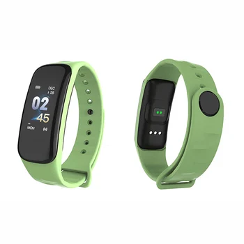 

C1 Smart Bracelet Fitness Bracelet Dynamics Color Screen Waterproof Activity Heart Rate Monitor Blood Pressure Measurement