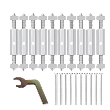 

10Pcs 86 Type Socket Wall Mount Switch Box Recovery Bottom Dark Box Repair Secret Stash Struts Repair Home Improvement