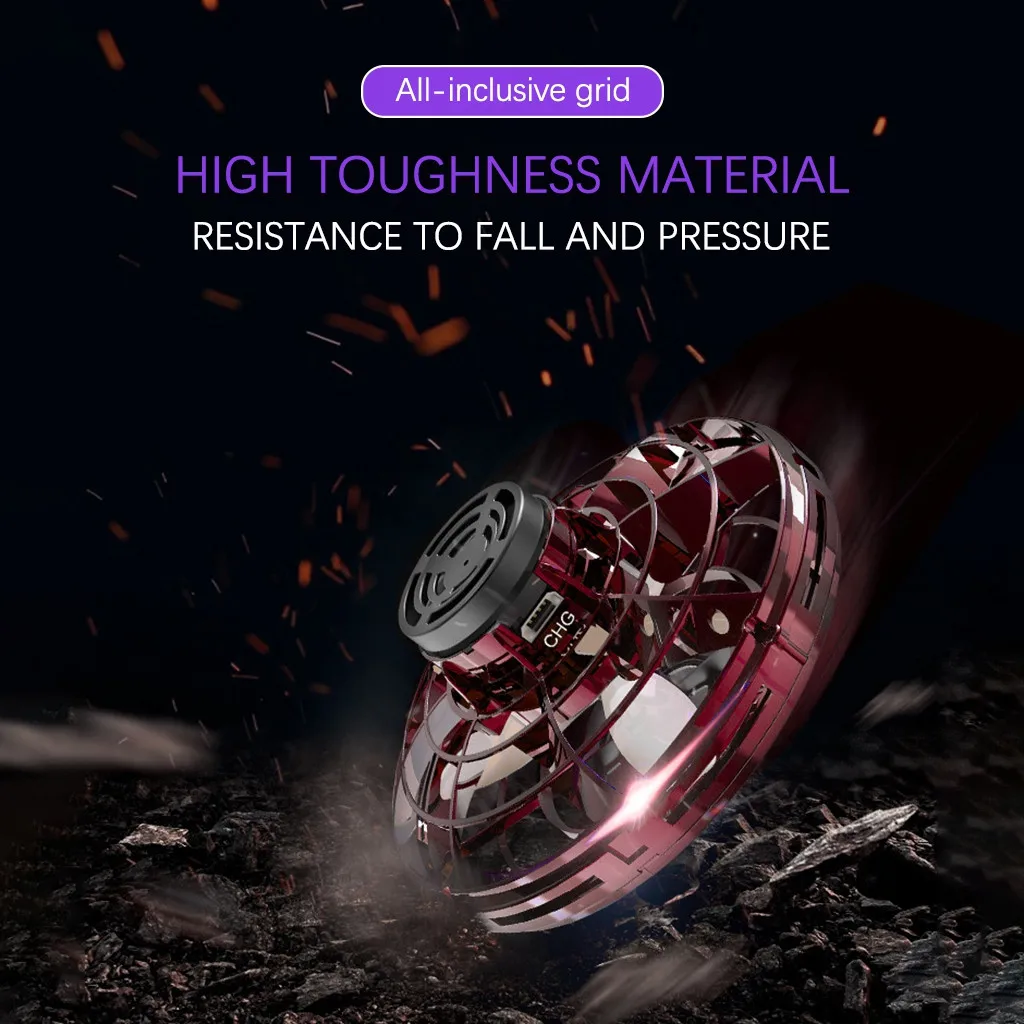 3D Rolling индукционный Дрон Квадрокоптер игрушка RTF Безголовый режим Забавный парение полное покрытие Металл simulador de vuelo игрушки для детей