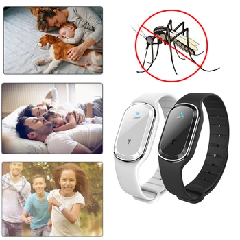 

Portable Mosquito Repellent Wristband Ultrasonic Insect Mosquito Capsule Pest Insect Bugs Control For Kids Adult Mosquito Killer