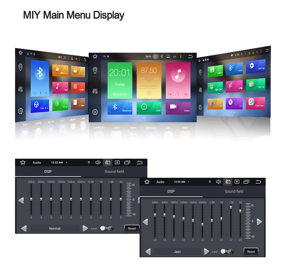 Excellent DSP Car Multimedia Player Android 9.0 2 Din Stereo System For VW/Volkswagen/Passat/Golf/Skoda Octa Core 4GB RAM Wifi USB DVD DVR 7