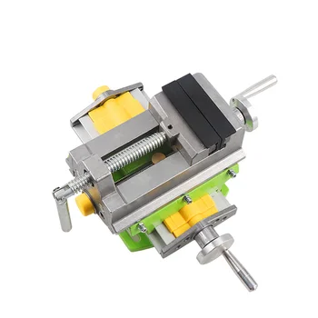 

Precision 3 inch cross pliers bench vise drilling machine milling machine two-way mobile vise fixture table