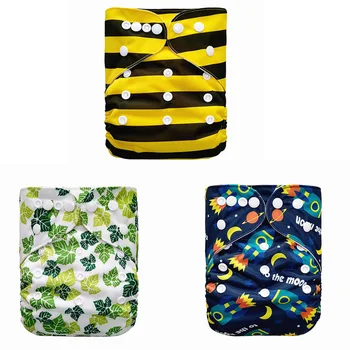 

Eco-Friendly Pocket Diaper Cover Waterproof Baby Cloth Diapers Washable Cloth Nappy Suit For Boys and Girls