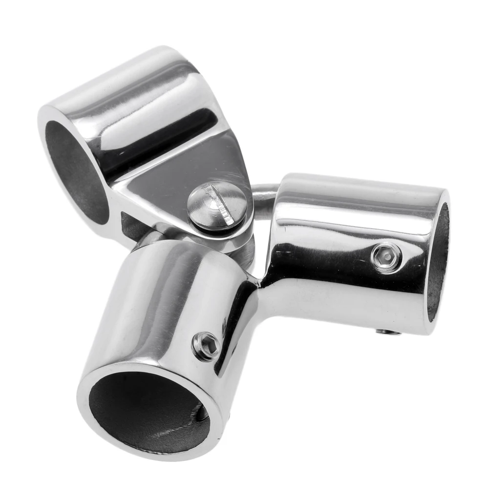 Heavy Duty 316 Stainless Steel Boat Eye End Marine Bimini Top Cap Fittings - 22mm
