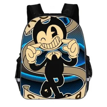 

11/13/16/18 Inch Bendy and The Ink Machine kids School Bags Backpack For Children Daily Bags Boys Girls School Backpacks