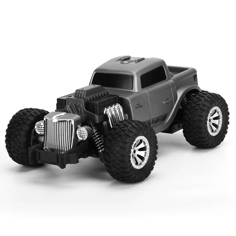 

Handle remote control car 2.4G 1/16 retro classic car toy controller model off-road truck RC radio control car rechargeable toy