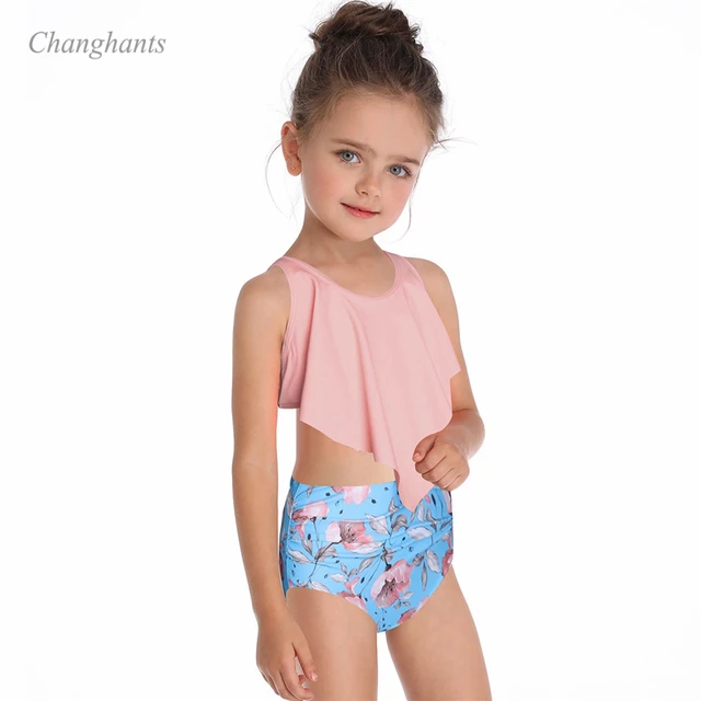Two piece bathing suits kids Clearance