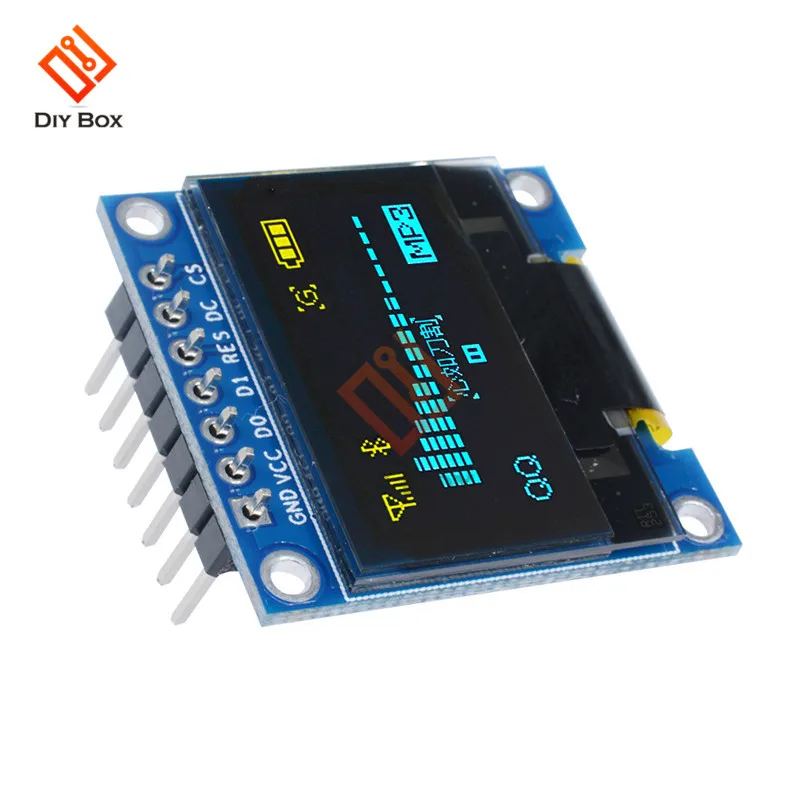 0,96 дюймовый igc IIC SPI 128x64 OLED дисплей STM32 CSR SSD1306 12864 плата с ЖК-экраном GND VCC SCL SDA 7Pin DC 3-5V для Arduino