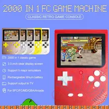 2000 в 1 Ретро игровая консоль мини портативная игровая консоль SUP встроенный 5 большой симулятор forGBA поддержка загрузки и хранения