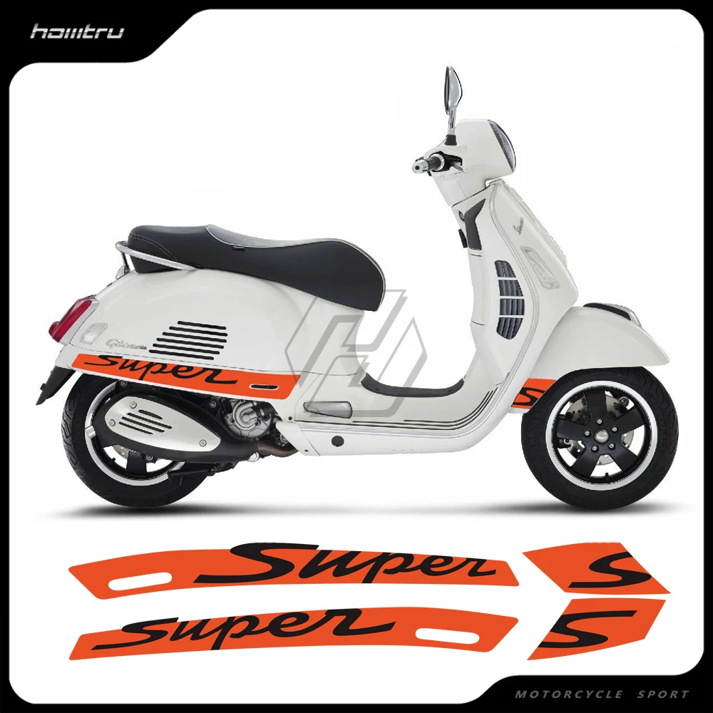 Motorcycle Decal Case for Vespa GTS 300 GTS300 Sport Super Sticker 2020 welly diecast 1 12 car simulator motorcycle toy vespa gts super bike alloy model car metal toy for children gift collection