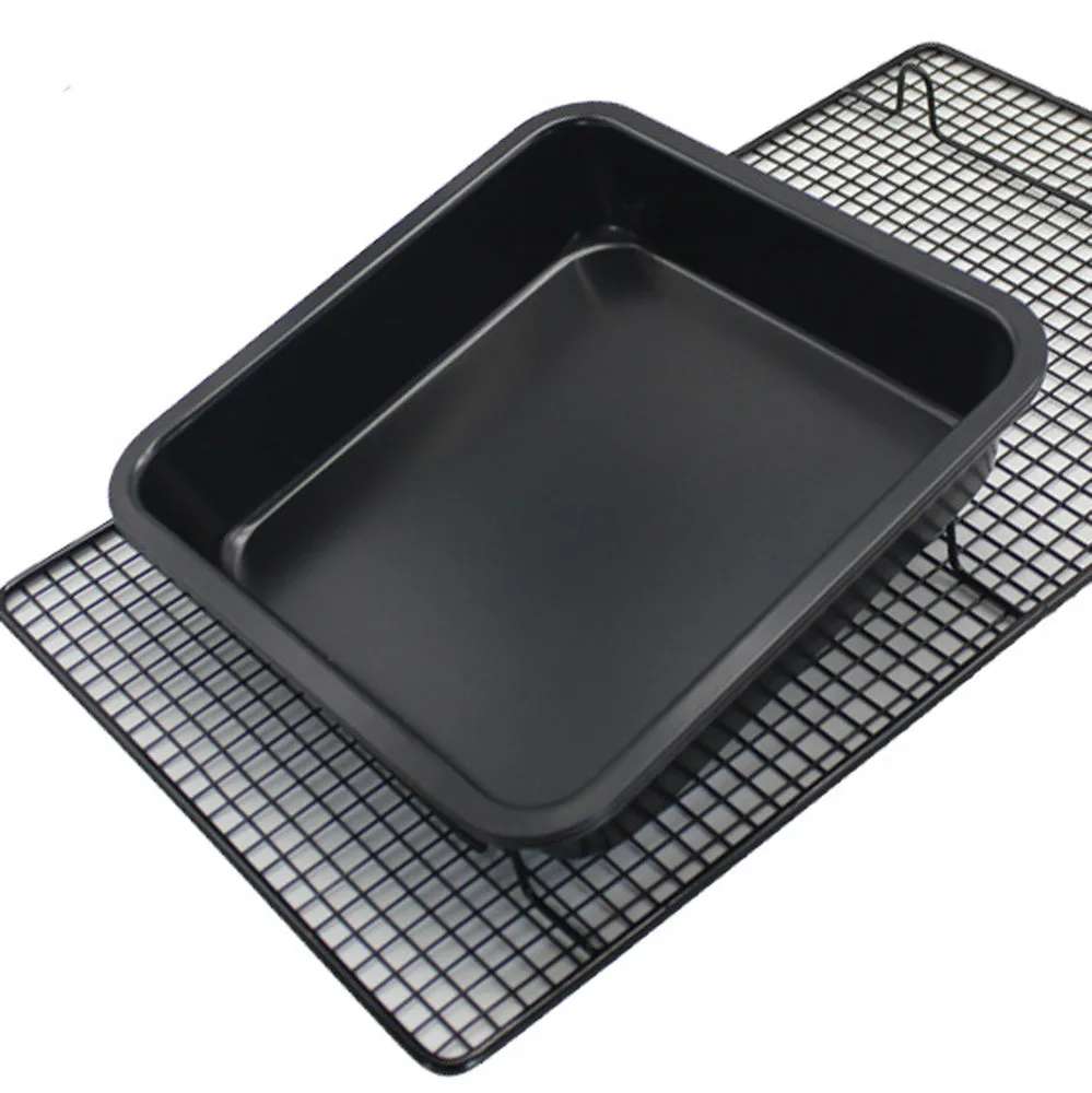 8 дюймов квадратная модель торта пластина антипригарный противень для выпечки легко чистить инструменты для выпечки DIY формы для выпечки тарталетки кексы мини-пирог L* 5