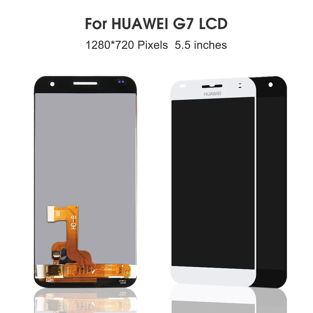 

5.5'' For Huawei Ascend G7 LCD Display+Touch Screen With Frame Assembly 100% New G7-UL20 Digitizer Replacement For Huawei G7