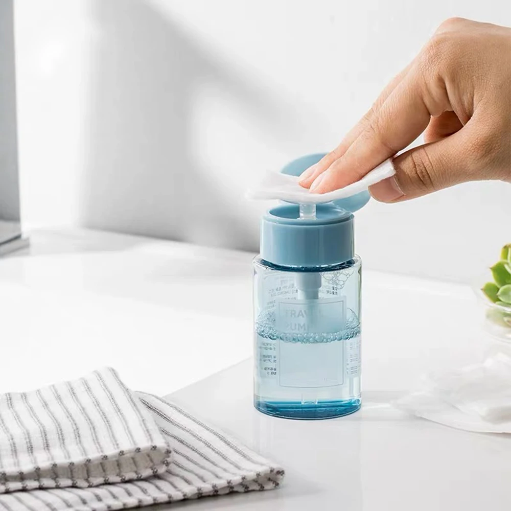 

110ml Press-Type Sub-Bottle Portable Travel Home Transparent Empty Container Makeup remover Water Bottled for Liquid Bottles