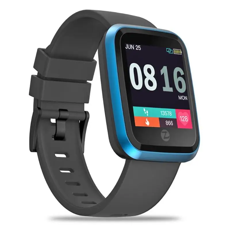 Zeblaze Crystal 2 Smartwatch монитор сердечного ритма IP67 Водонепроницаемый носимый прибор цветной дисплей Смарт-часы для Android IOS