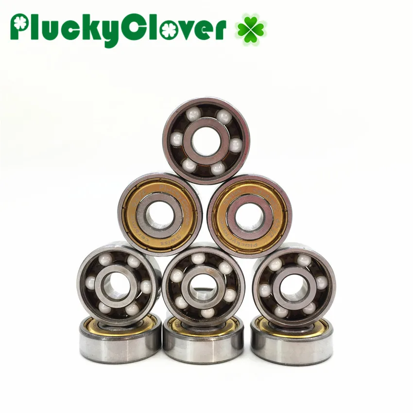 16pc Quad Skate Bearing 627 with 6 outwards Ceramic balls Artistic skate roller Quad hockey skates Bearing 627 Art skate