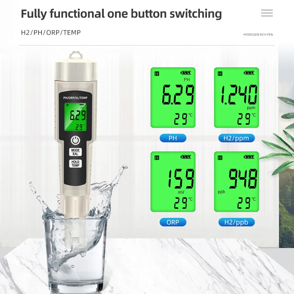 ph orp h2 temp hidrogenio rico tester portatil 02