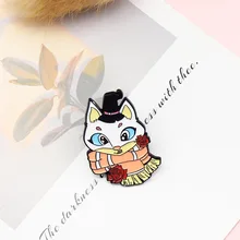 Dear-you Cute cartoon fashion small animal badge Small clever creative design dripping brooch