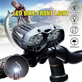 

4*T6 LED LED Cycling Front Light Headlight 4 Mode Powerful Led Bike Front Light