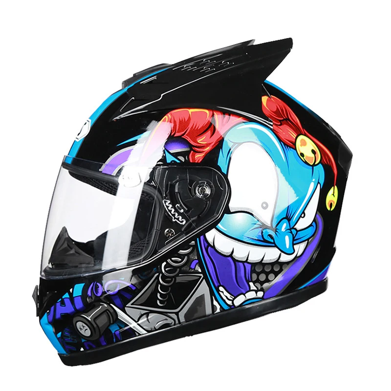 

Motorcycle scooter helmet off-road vehicle anti-collision men and women four seasons universal helmet