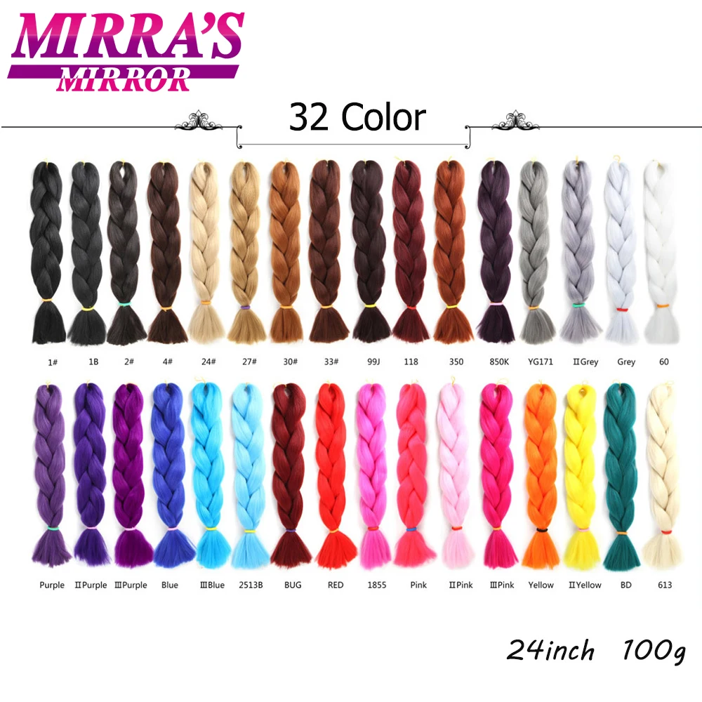 Synthetisches Flechthaar 24 Zoll Jumbo Braids Haarverlängerungen Ombre-Haar für Box Braids Crochet Jumbo Flechthaar Vorgestreckt – Detail 1