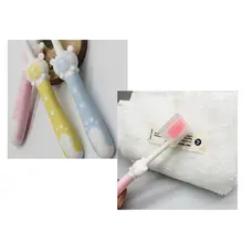 5 шт./компл. детская зубная щетка с мультяшным медведем, силиконовая ручка, ручная мягкая щетина для чистки зубов, инструменты случайных цветов для ухода за полостью рта