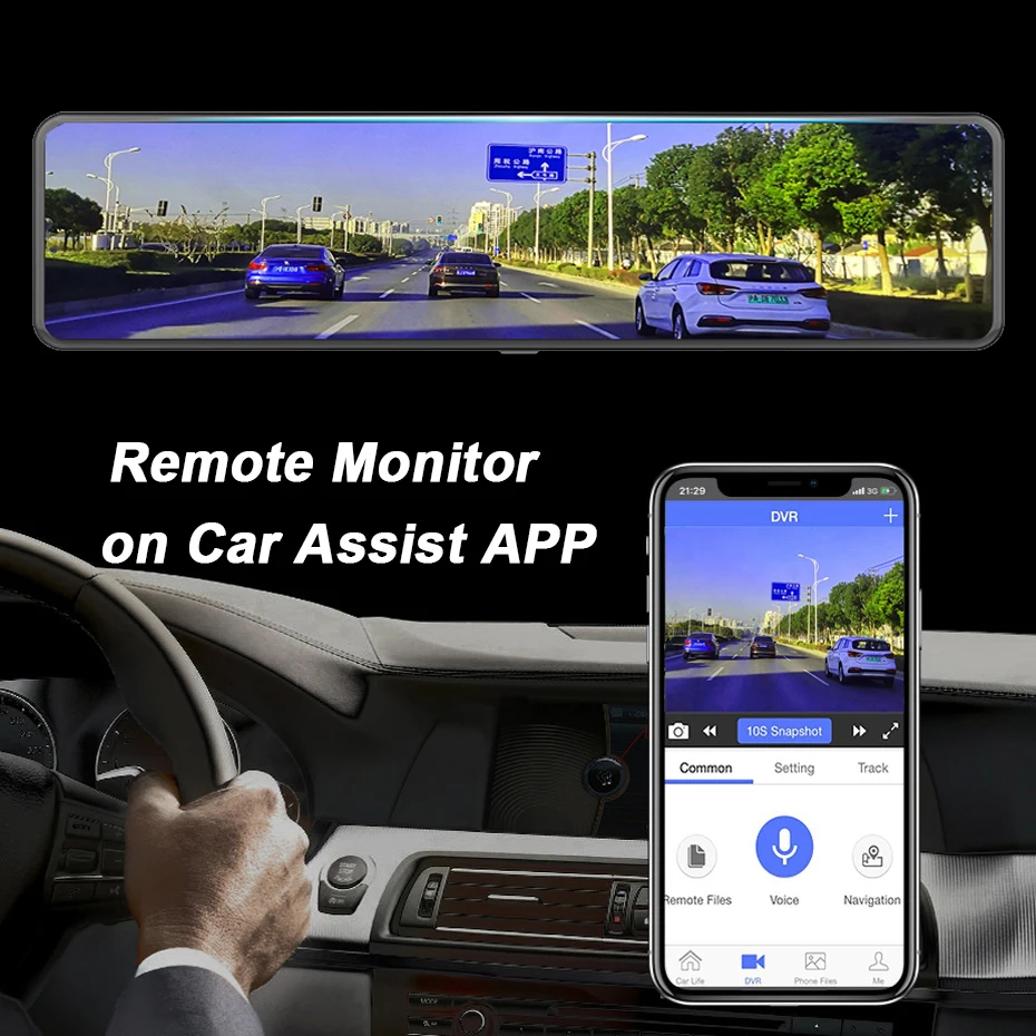 Новейший 4G Android 8,1 видеорегистратор 1080P двойной Лен wifi Dashcam 12 дюймов gps ADAS зеркало заднего вида Автомобильный видеорегистратор Камера для вождения