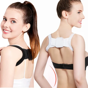 

Korean Style Hunchback Posture Concealer Device Comfortable Back Support Braces Shoulders Chest Belt For Children Adults Student