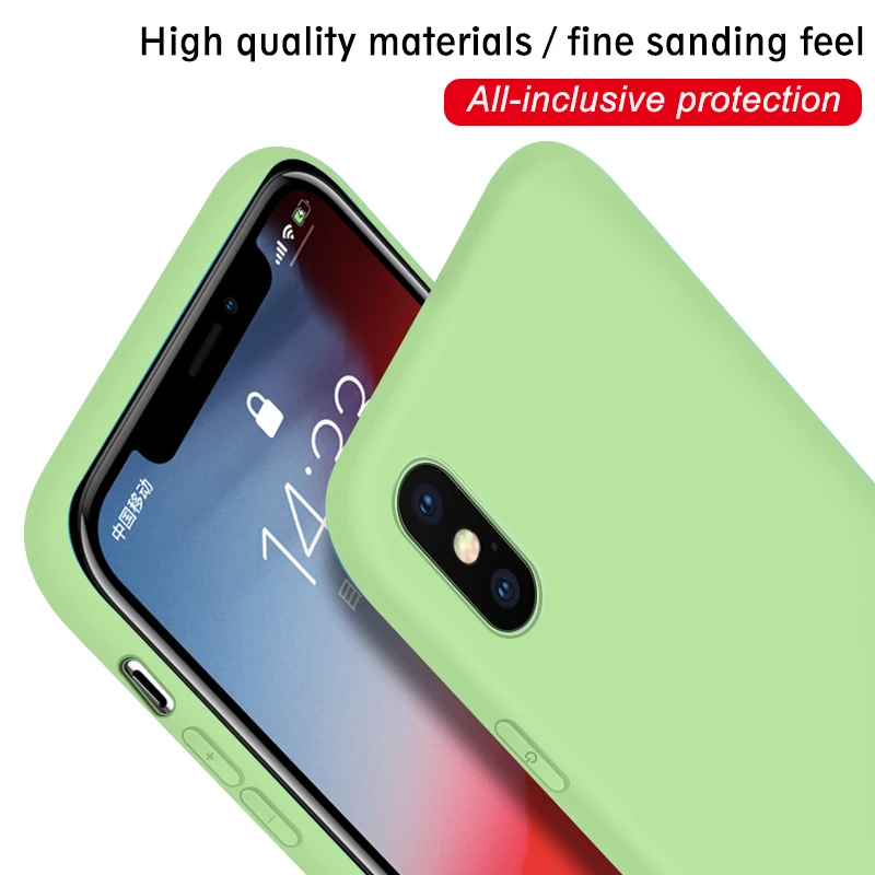 ТПУ карамельного цвета телефон чехол для iPhone 7 8 6 6S Plus X XS Max XR 5 5S SE Мягкий