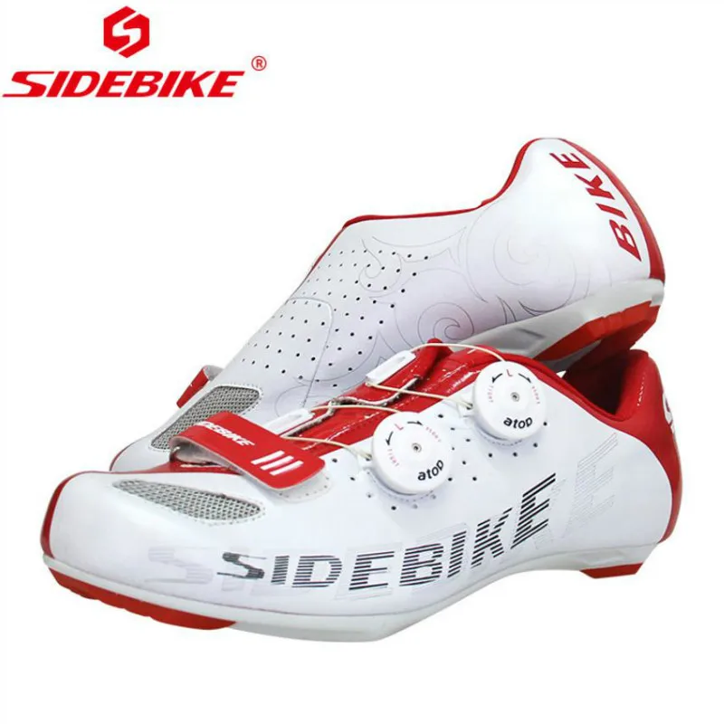 SIDEBIKE Road Cycling Shoes Men Professional Bike Shoes Nylon Bicycle Sneakers Athletics Zapatillas Sapatilha Ciclismo